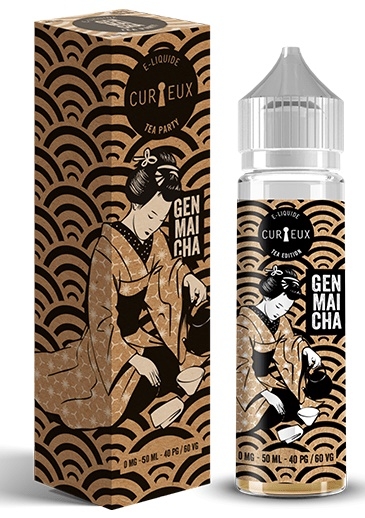 Curieux Genmaicha Ansicht Flasche