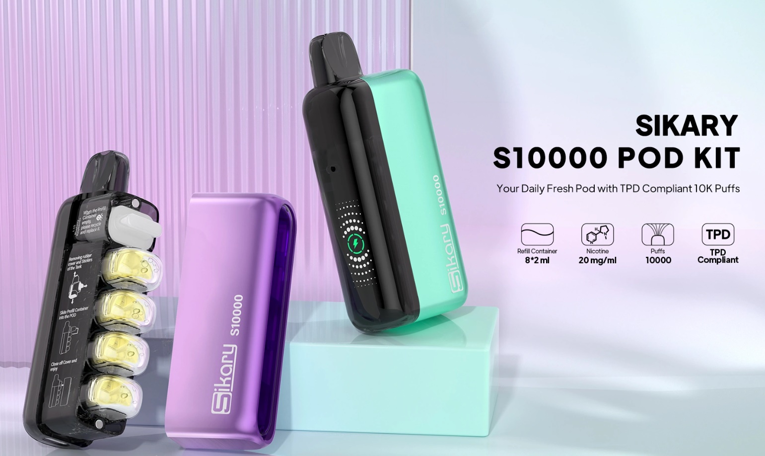 Sikary S10000 Pod Kit