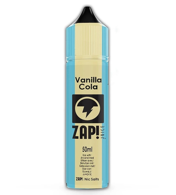 ZAP! Juices Vanilla Cola Ansicht Flasche ZAP! Juices Vanilla Cola