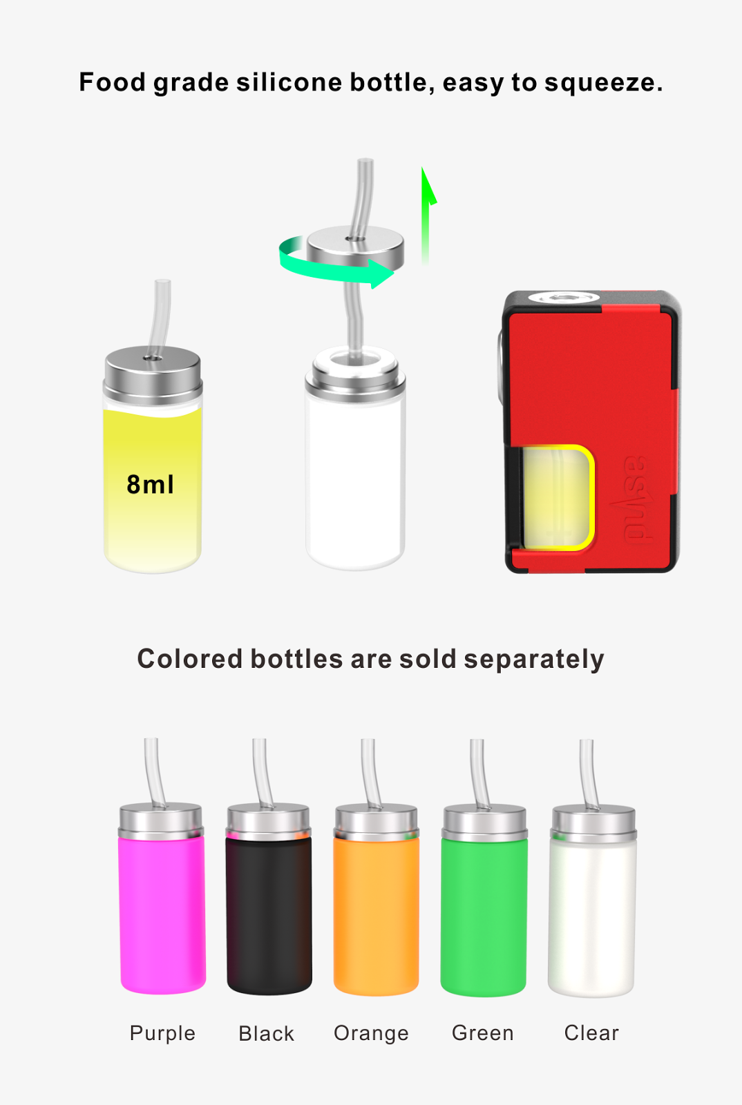 Vandy Vape Pulse BF Box Mod bottle color