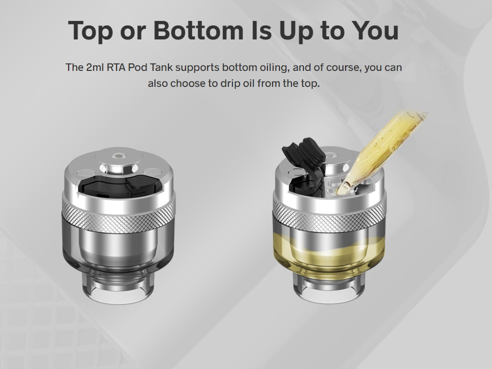 Voopoo P'n'P RTA befüllen des Tanks