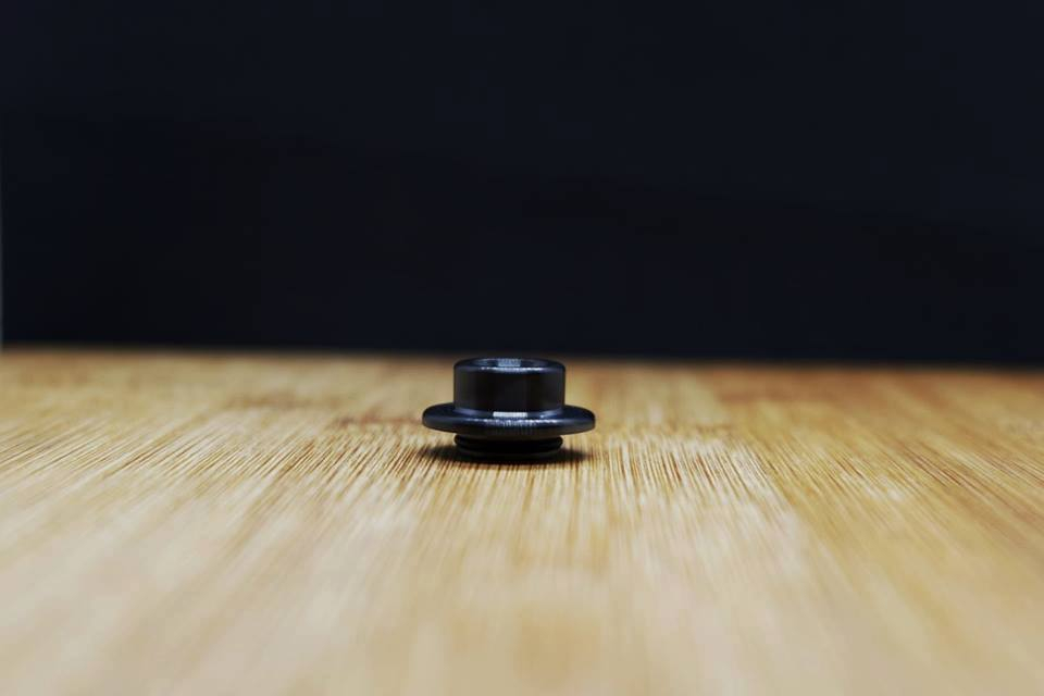 Divine Mods Kaiju RDA Integral Wide Bore Drip Tip Gun Metal