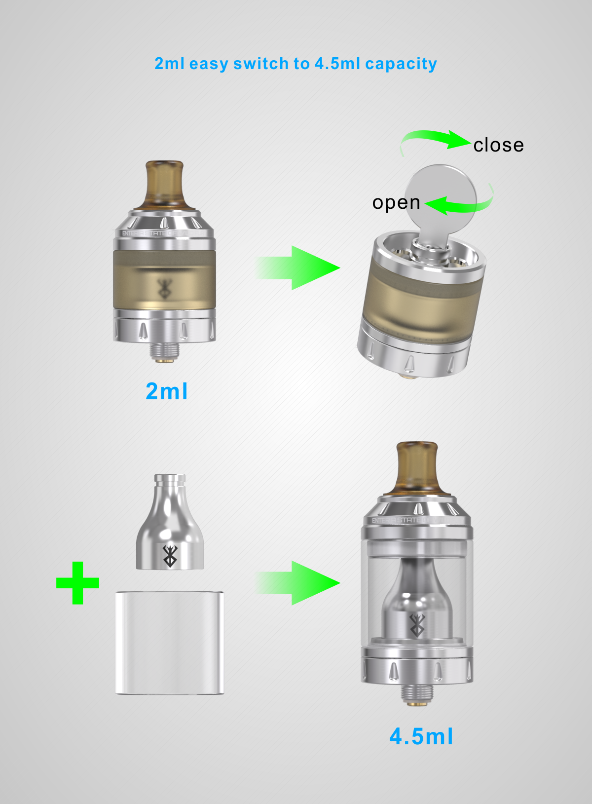 Vandy Vape Berserker MTL RTA 2ml und 4.5ml tank