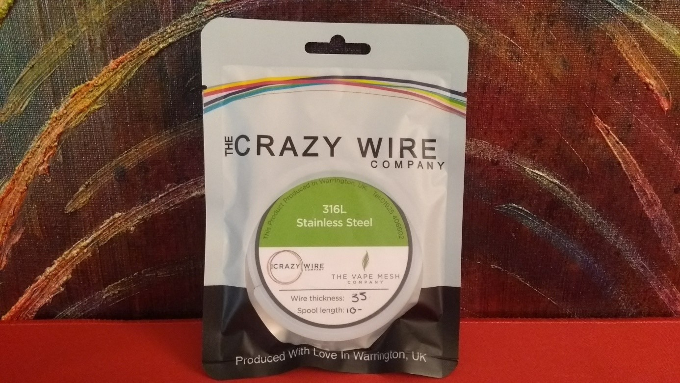 Crazy Wire Company SS316L 0.35mm 10m