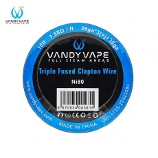 Vandy Vape Triple Fused Clapton NI80 Draht