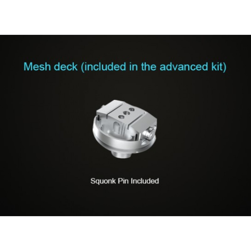 Steam Crave Aromamizer V3 RDTA Advanced Kit Ansicht Mesh Deck