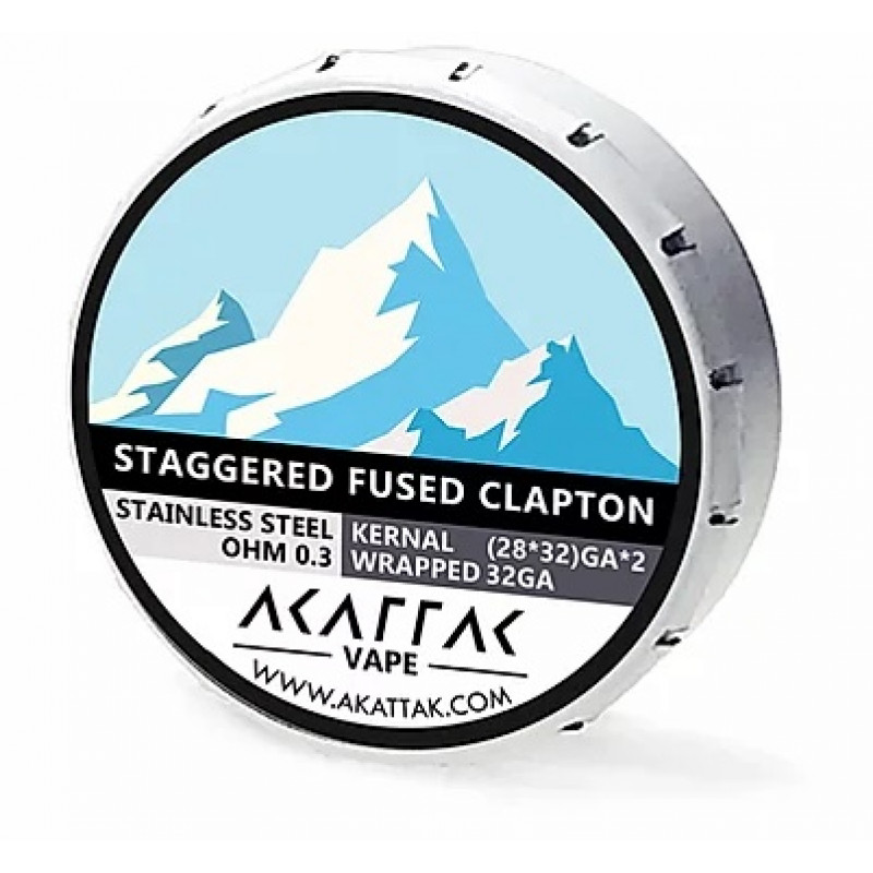 Akattak Staggered Fused Clapton Coils Dose