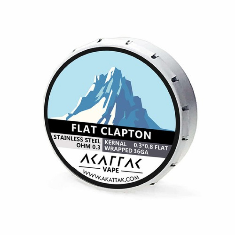Akattak Flat Clapton Fertig Coil SS316
