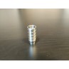 VapeOnly 510 Drip Tip Metall Silber Spirale