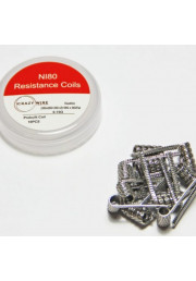Crazy Wire Pre-Made Ni80 Gatlin Coils 0.15 Ω mit Schachtel
