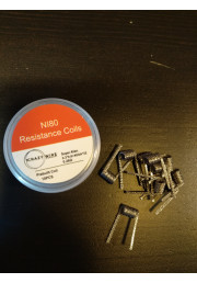 Crazy Wire Pre-Made Ni80 Super Alien Coils 0.26Ω mit Verpackung