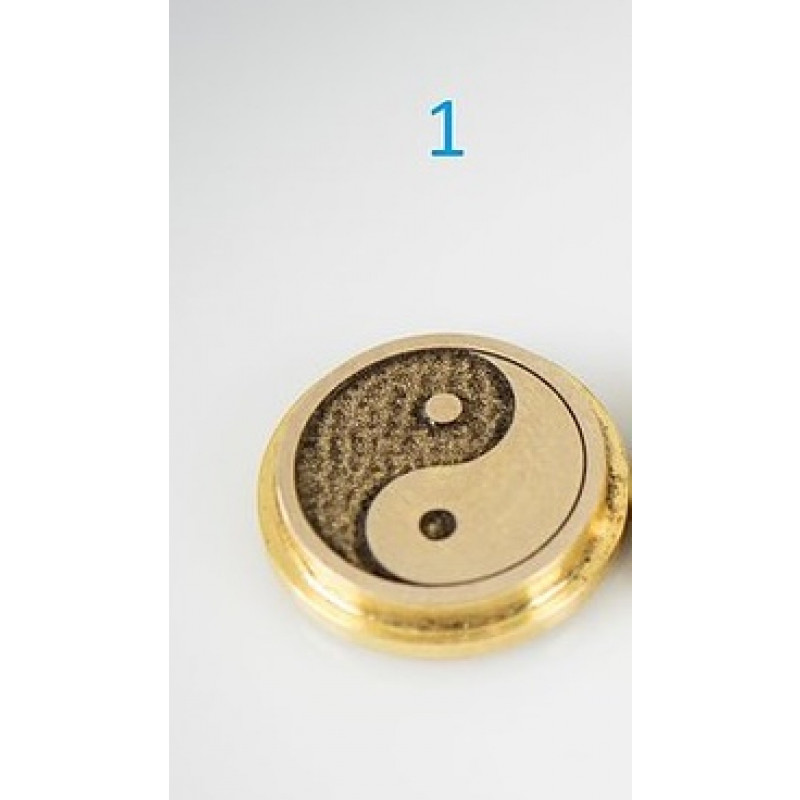 Koncio Mods Billet Box Brass 3D Button Nr.1