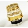 Koncio Mods Drip Tip Hybrid 24k Gold Ansicht Clear
