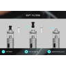 Vandy Vape BSKR Elite Kit wechseln von Drip Tip zu SVF-Filter