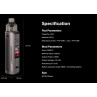 Voopoo Drag X Pod Kit Spezifikationen