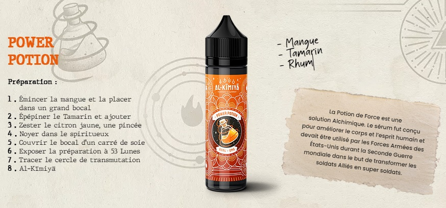 Al-Kimiya Power Potion Rezeptur
