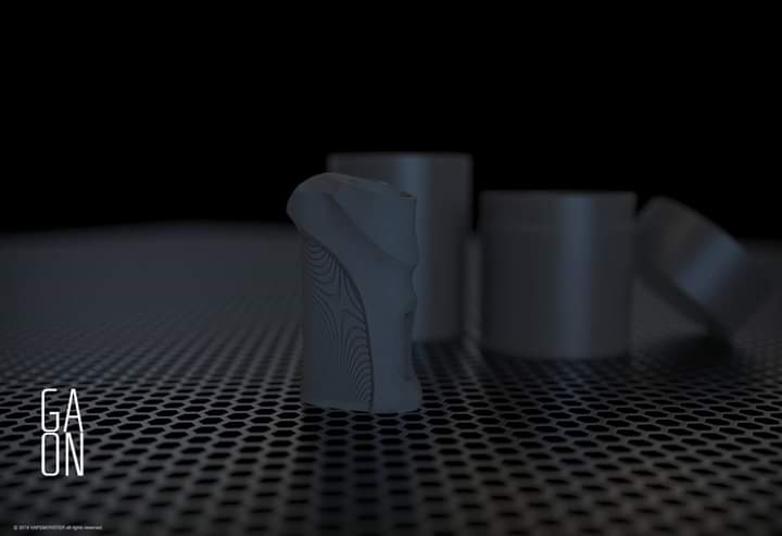 Vapemonster Gaon BF Mod in schwarz Ansicht